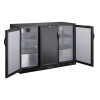 Polar G-series 850mm Triple Door Back Bar Cooler Solid Door 320 Ltr