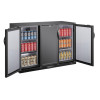 Polar G-series 850mm Triple Door Back Bar Cooler Solid Door 320 Ltr