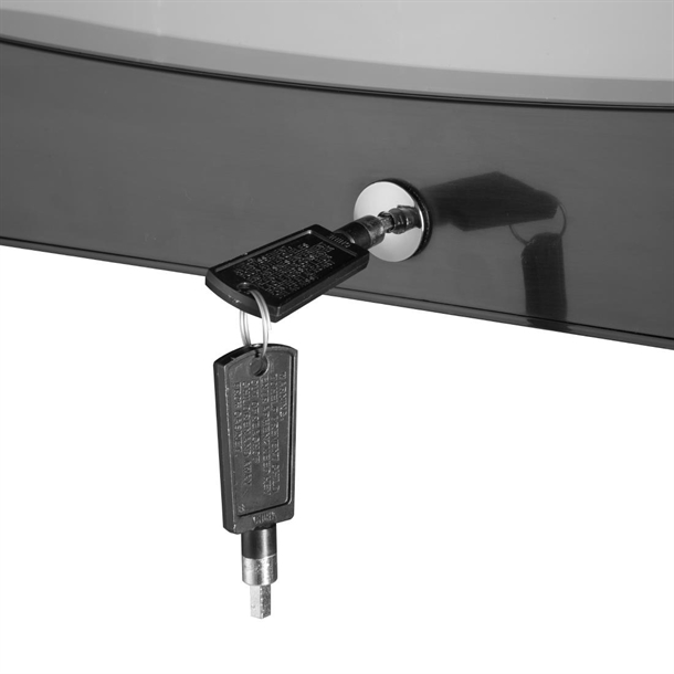 Nisbets Essentials Single Door Back Bar Cooler 98Ltr