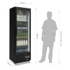 Polar G-Series Upright Back Bar Cooler with Hinged Door 307Ltr