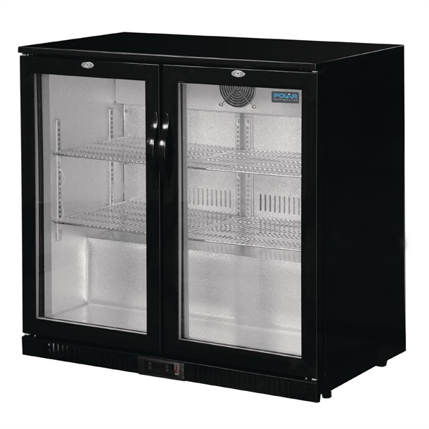 Polar G-Series Back Bar Cooler with Hinged Doors 208Ltr