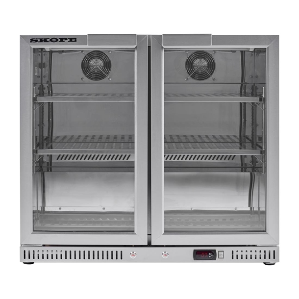 SKOPE Two Glass Door Bar Cooler