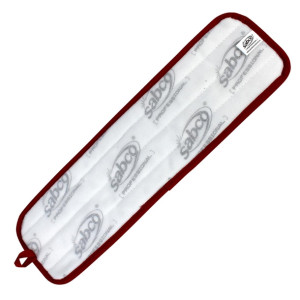 Sabco Professional Ultra Clean Microfibre Antibacterial Flat Mop Pad Red (10 Pack)