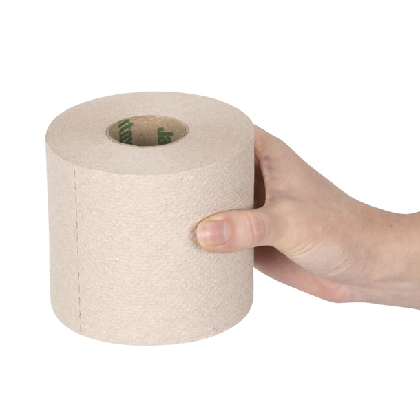 Jantex Green 100% Recycled Toilet Roll 3ply 260 Sheets (36 Pack)