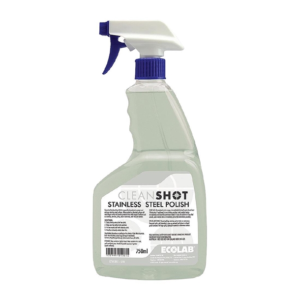 Ecolab Cleanshot Stainless Steel Polish RTU 750ml