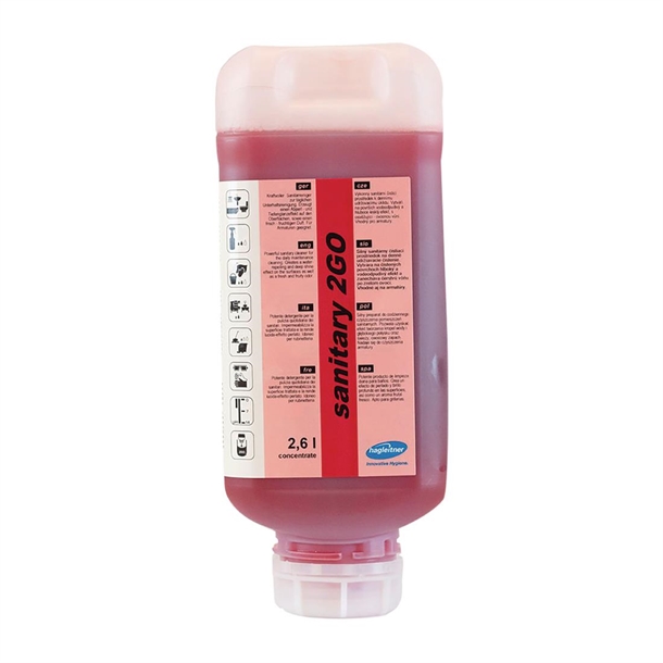 Hagleitner Sanitary 2GO Cleaner 2.6Ltr (2 Pack)