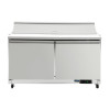 Polar U-Series Double Door Prep Counter Fridge 527Ltr