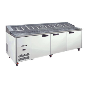 Williams Jade Pizza Counter Three Door HJ3PCBA St/St Top - 1072Ltr (Direct)