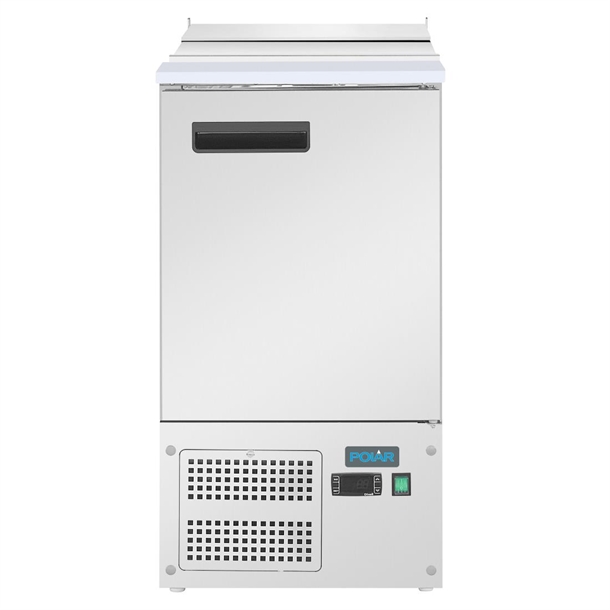 Polar G-Series Single Door Saladette Prep Counter Fridge 109Ltr