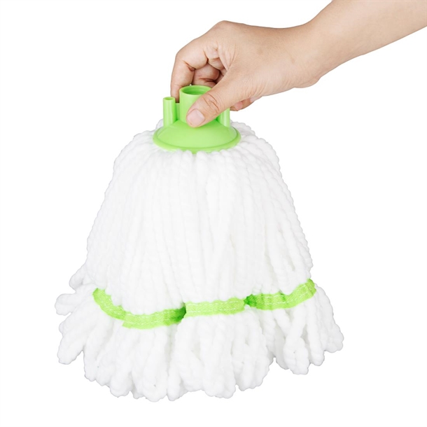 Jantex Microfibre Mop Head Green Stripe 150g