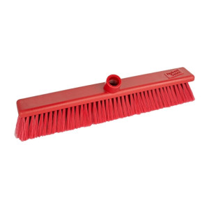 Jantex Soft Washable Broom Head Red 457mm