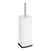 Jantex Square Toilet Brush and Holder - White