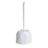 Nisbets Essentials Round White Toilet Brush & Holder