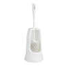 Jantex Round Toilet Brush & Holder - White