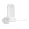 Jantex Round Toilet Brush & Holder - White