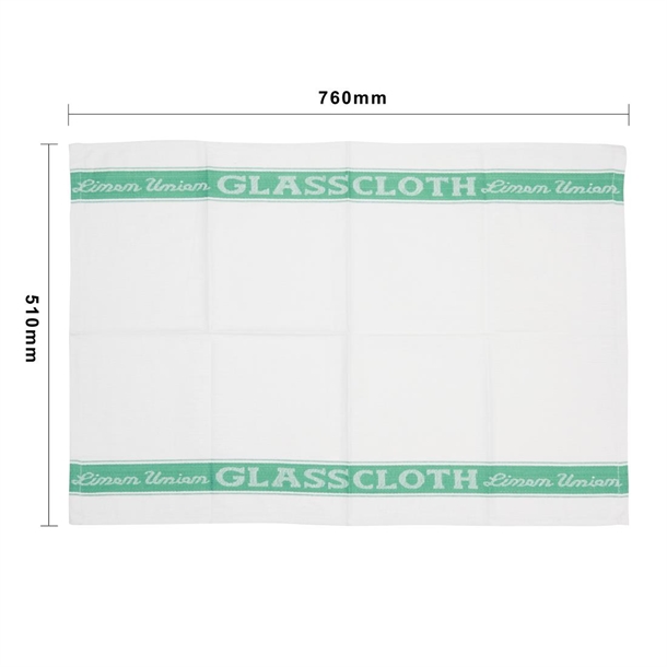 Vogue Glass Cloth Green