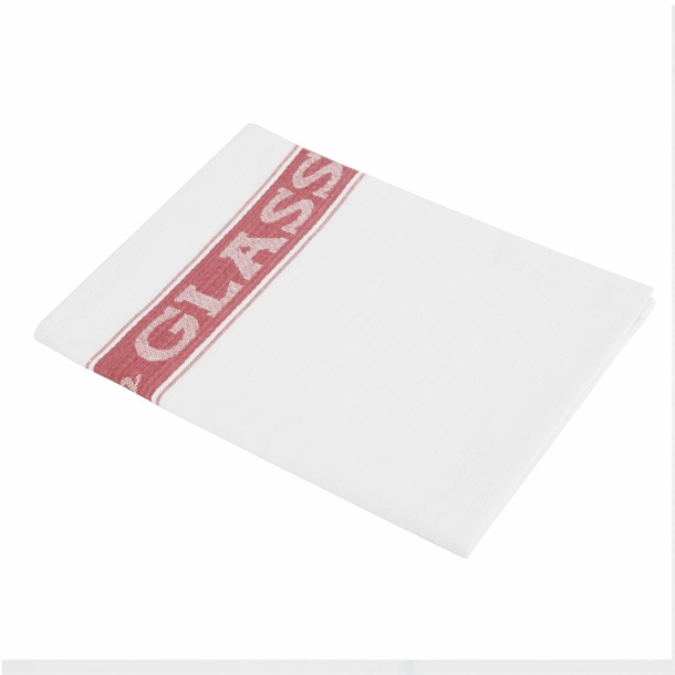 Vogue Glass Cloth Red