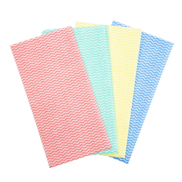 Jantex Non-Woven Cloths Yellow (50 Pack)