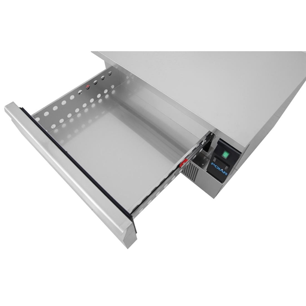 Polar U-Series Single Drawer Dual Temperature Counter Fridge Freezer 3xGN