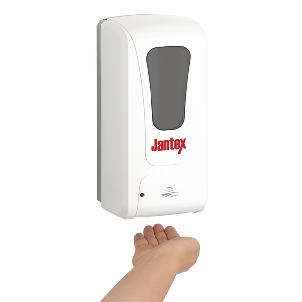 Jantex Automatic Liquid Hand Soap & Sanitiser Dispenser 1Ltr