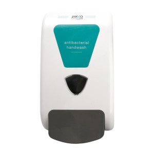 Zexa manual dispenser with antibac hand fascia plate