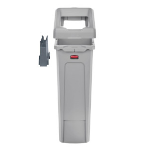 Rubbermaid Slim Jim Recycling Station Starter Kit 87Ltr