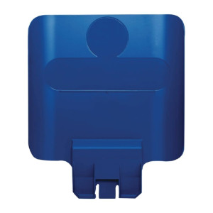 Rubbermaid Slim Jim Recycling Station Blue Billboard