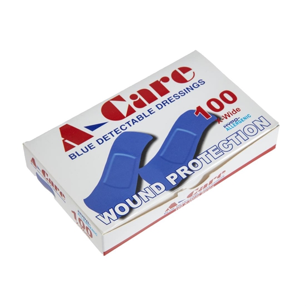 Standard Blue Plasters (100 Pack)