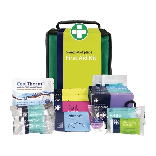 Reliance Medical Small First Aid Kit in Green Stockholm Bag