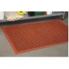 Jantex Rubber Grease-resistant Anti-Fatigue Mat Red - 1500 x 900mm
