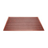 Jantex Rubber Grease-resistant Anti-Fatigue Mat Red - 1500 x 900mm