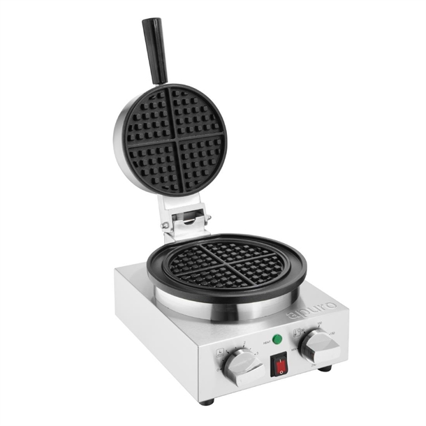 Apuro Round Belgian Waffle Maker