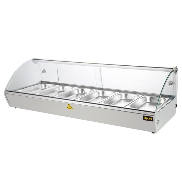 Apuro Countertop Heated Food Display 1127mm