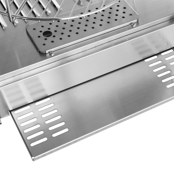 Apuro 4 Tier Heated Pizza Display Merchandiser