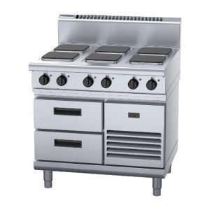 Waldorf 800 Series RN8600SE-RB Refrigerated Base Cooktop 900mm