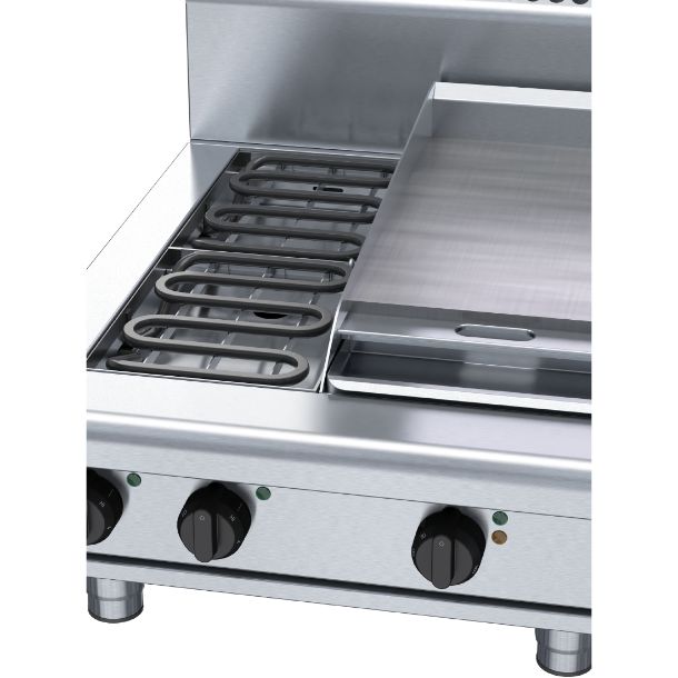 Waldorf 800 Series RN8403E-B Benchtop Model Cooktop & Griddle 600mm