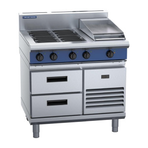 Blue Seal Evolution E516C-RB Refrigerated Base Electric Cooktop 900mm