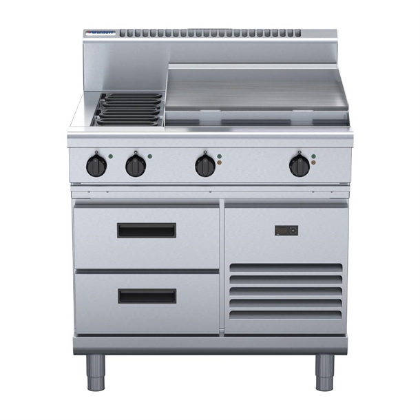 Waldorf 800 Series RN8606E-RB Refrigerated Base Cooktop 900mm