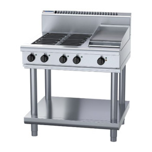 Waldorf 800 Series RN8603E-LS Leg Stand Cooktop & Griddle 900mm