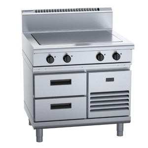 Waldorf 800 Series RN8104E-RB Refrigerated Base Electric Hot Plate 900mm