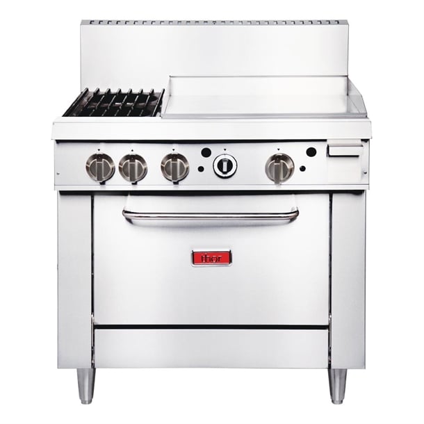 Thor 2 Burner Gas Oven Range with Griddle Plate TR-2F-G24F