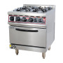 Goldstein 4 Burner Gas Range with Gas Fan Forced Oven School
