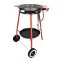 Chef Inox Andreu Paella Stand with Wheels and 450mm Tray - pan/gas/burner