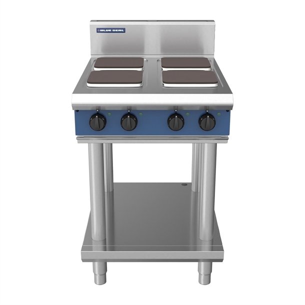 Blue Seal Evolution - 600mm Electric Cooktop Sealed Hobs - Leg Stand