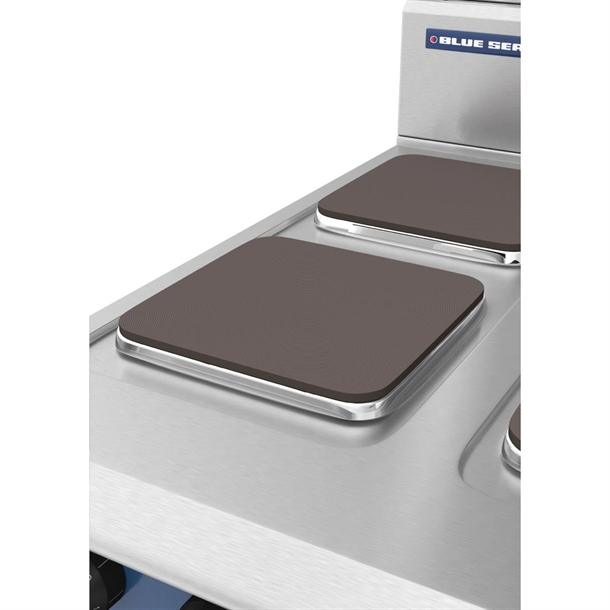 Blue Seal Evolution - 600mm Electric Cooktop Sealed Hobs - Leg Stand