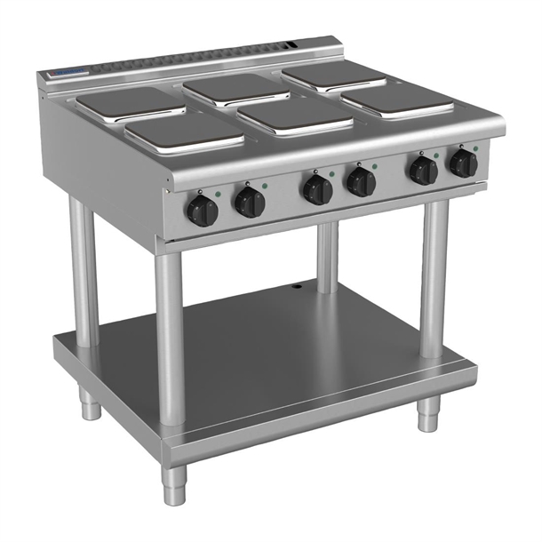 Waldorf 800  - 900mm Electric Cooktop Sealed Hobs L/B Version-Leg Stand