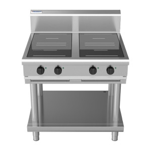 Waldorf 800  - 900mm Electric Induction Cooktop L/B Version - Leg Stand