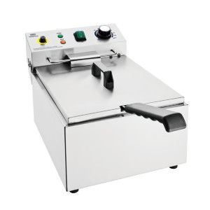 Nisbets Essentials Single Tank Electric Fryer - 5Ltr - 2.2kW
