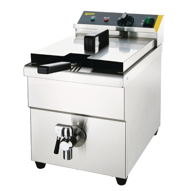 Apuro Single Tank Induction Fryer - 8Ltr - 3kW