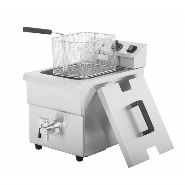 Apuro Single Tank Induction Fryer - 8Ltr - 3kW